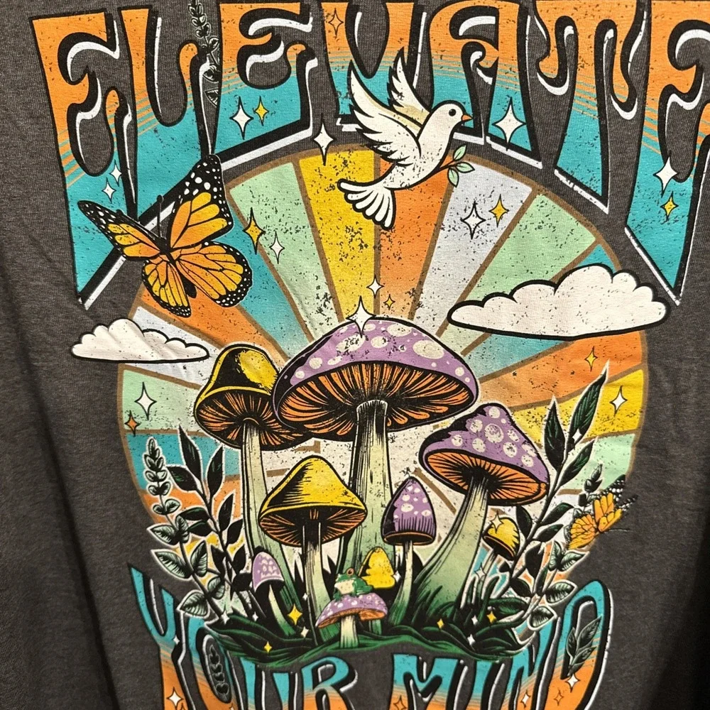 Elevate Your Mind Men's Gray T-shirt 3XL New